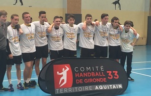 Les - de 18 G2 Vice-Champions de Gironde !
