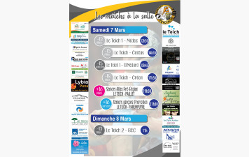 LES MATCHS À LA SALLE CE WEEK-END