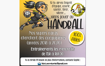 On recrute des -11 filles, années 2016 à 2020